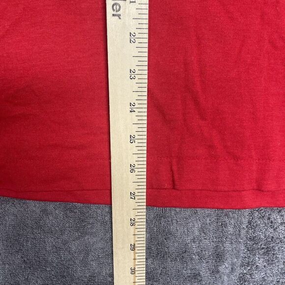 Vintage Nike T Shirt Adult Large Red Logo Swoosh Graphic 90s Made in USA - Picture 7 of 10